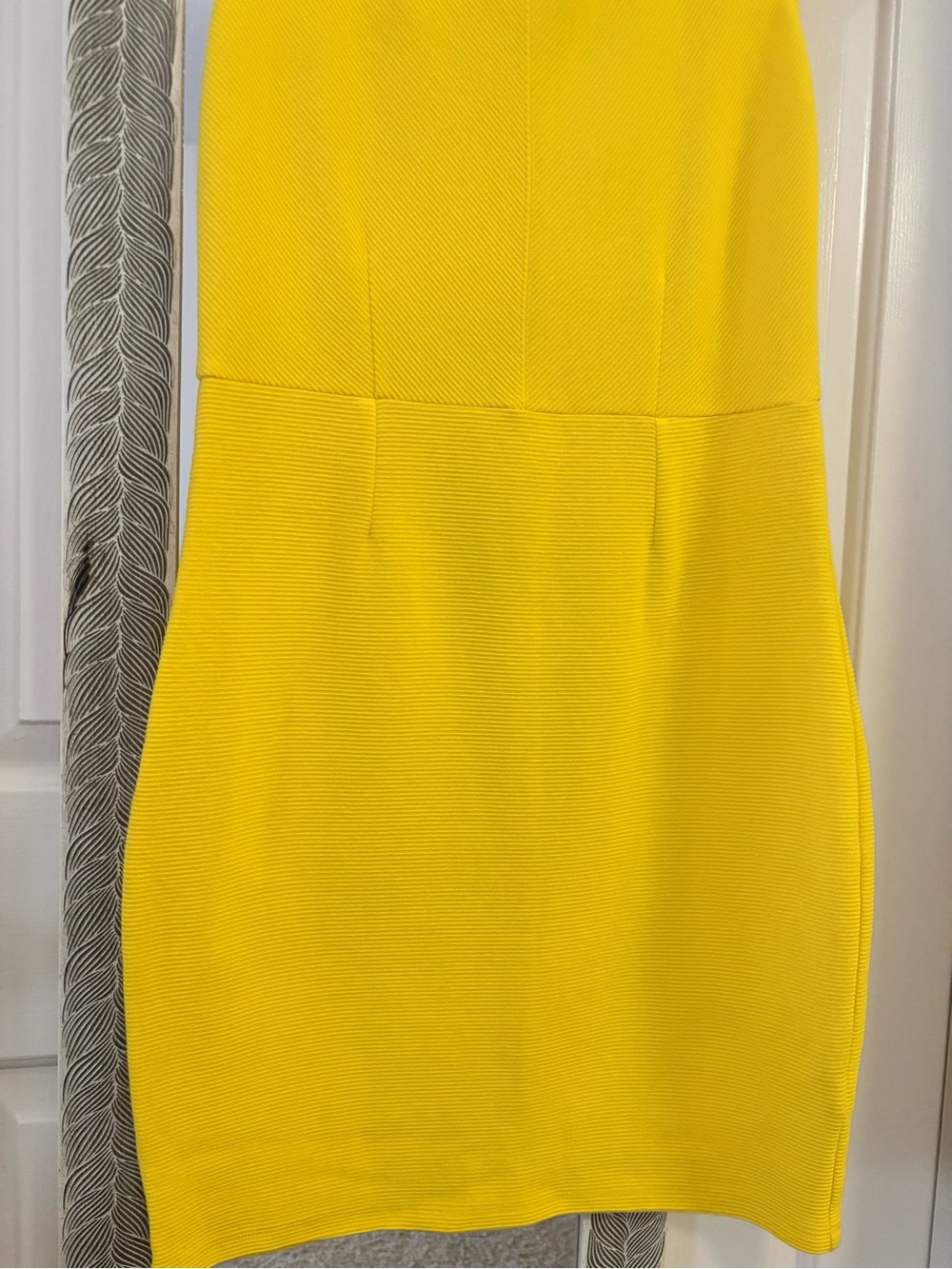 Daniel Cremieux Bright Yellow Mini Sheath Dress